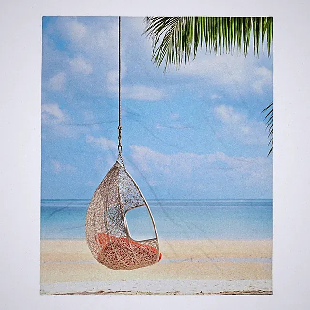 Beach Ocean Hammock Throw Blanket Soft High Quality 100% Polyester Bed Art Decor