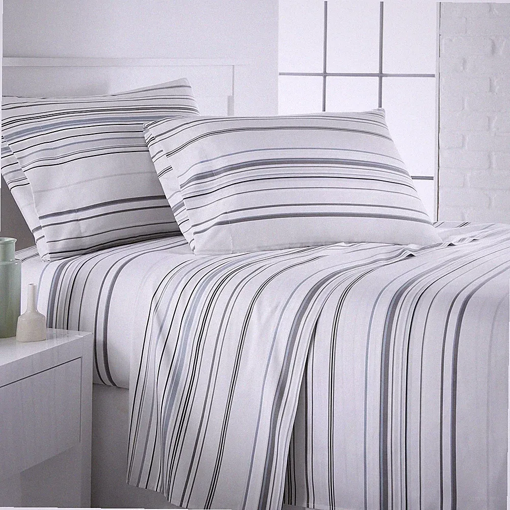 Inc. Coastal Sheets Set, 4 Piece Queen Sheet Set Beach House Bedding, 15 In...