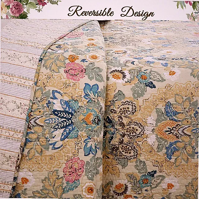 NEW! ~ COZY MODERN CHIC BEACH BLUE TEAL AQUA GREEN SAGE TROPICAL LEAF QUILT SET