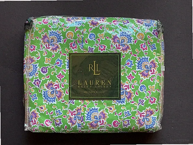 NEW Ralph Lauren *QUEEN Green BED SKIRT Hampton Beach Club PAISLEY FLORAL