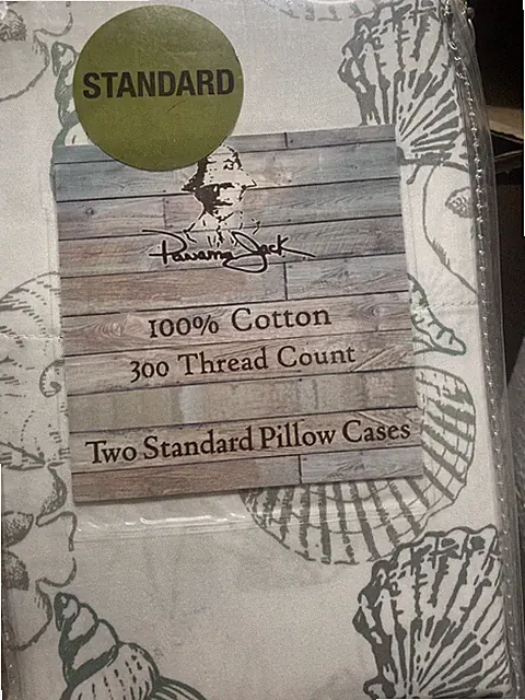 Panama Jack Nautical Seashells Starfish Beach Pillowcases Pillowcases Standard