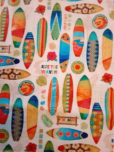 Surfer Surf Board Pillowcase Cover Summer Beach Fun