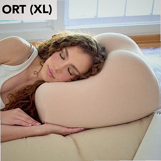 The Buttress Pillow – All-Natural Latex Foam Butt-Shaped Pillow for Sleeping